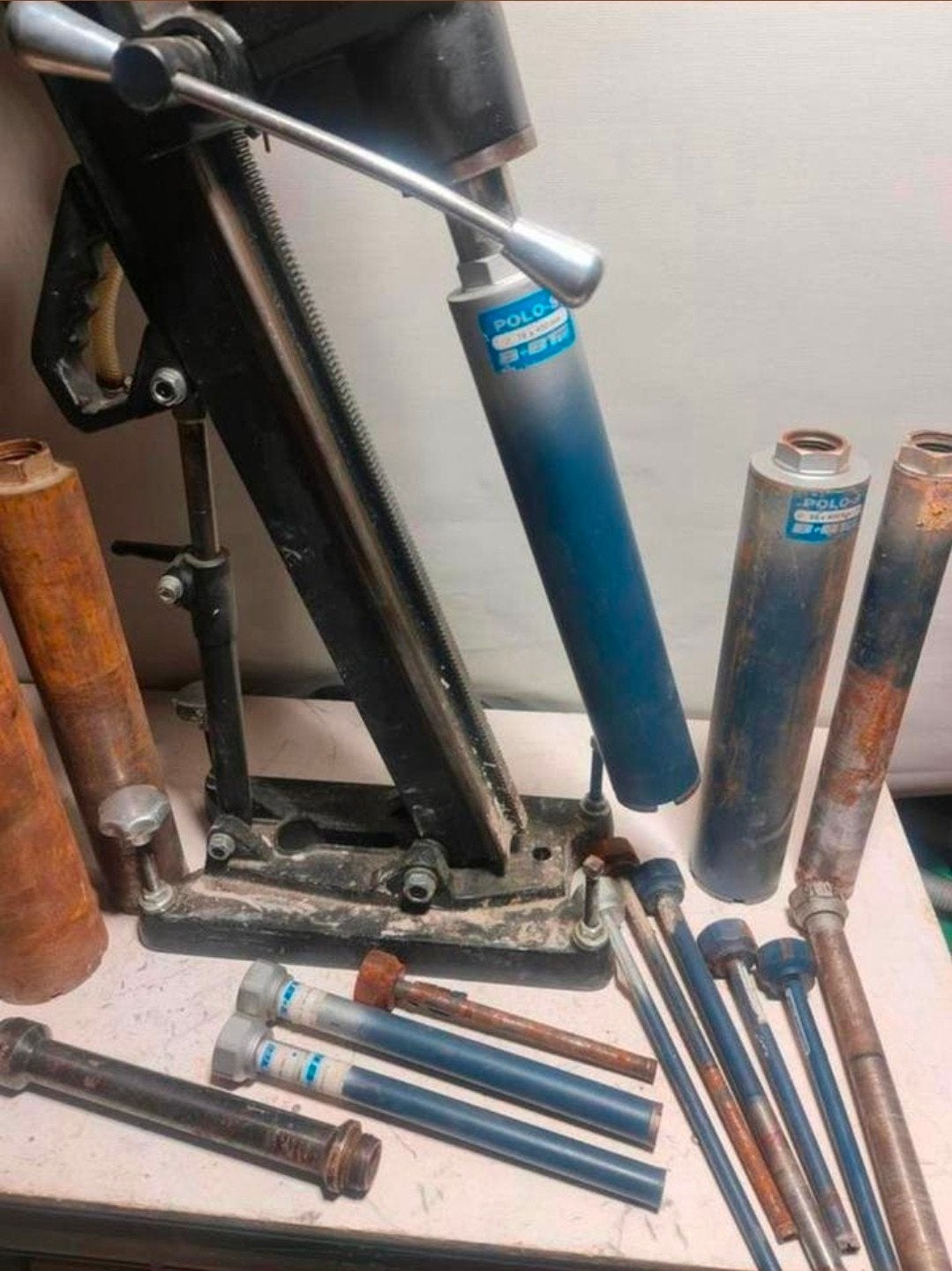 Karat diamantboormachine set met statief
Incl diamantboren, Ophalen of Verzenden, N.v.t, N.v.t, N.v.t