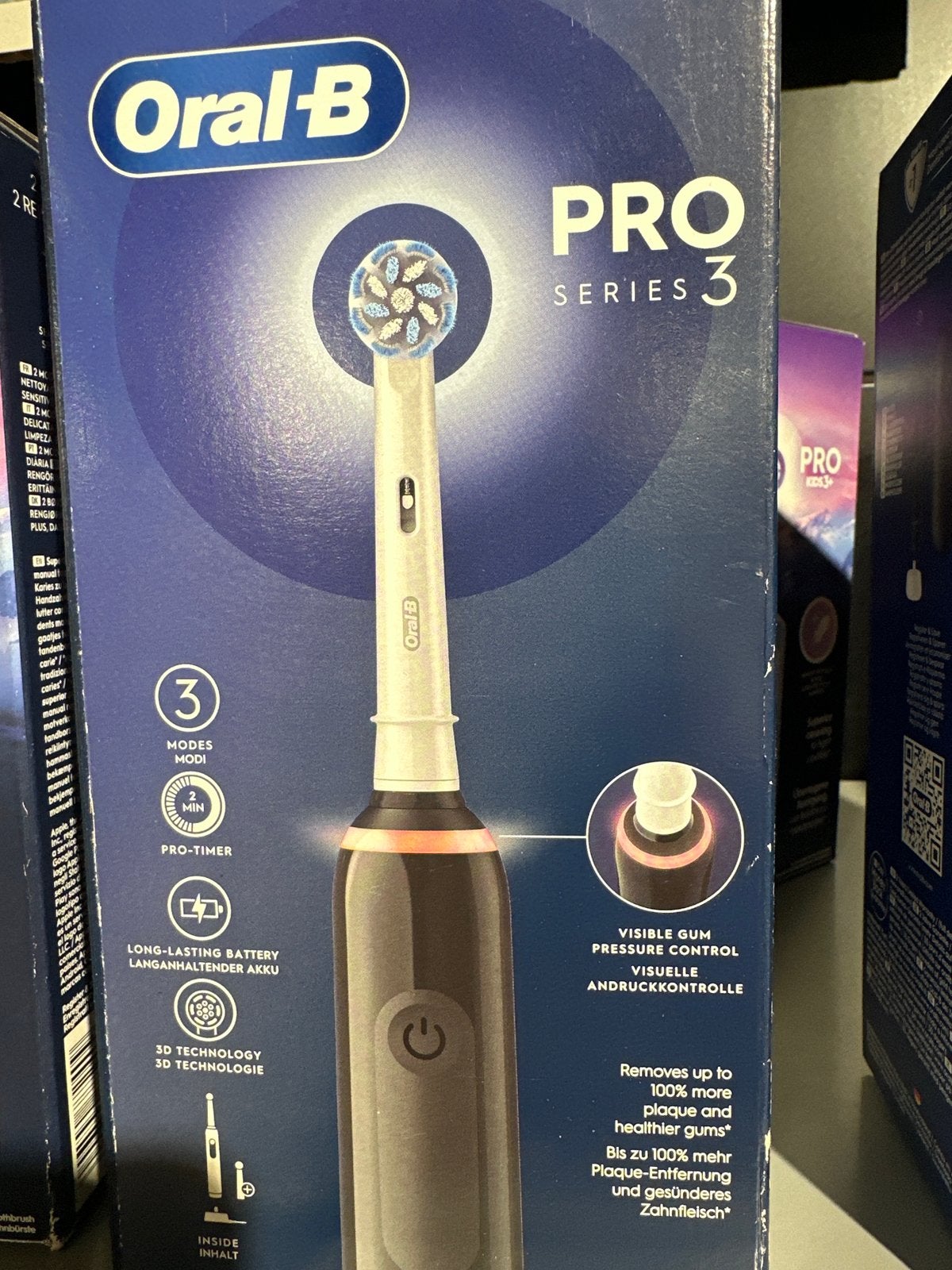 Oral-B PRO Series 3 Elektrische Tandenborstel - Nieuw, Verzenden, Nieuw, Mondverzorging