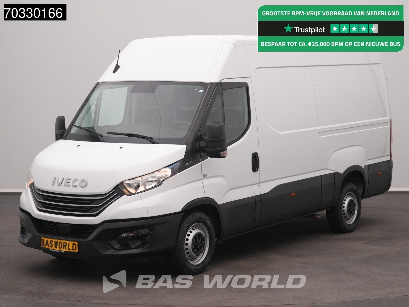 Iveco Daily 35S14 L2H2 Airco Cruise Camera 3,5t Trekgewicht, Auto's, Bestelauto's, Stof, Gebruikt, Euro 6, Iveco