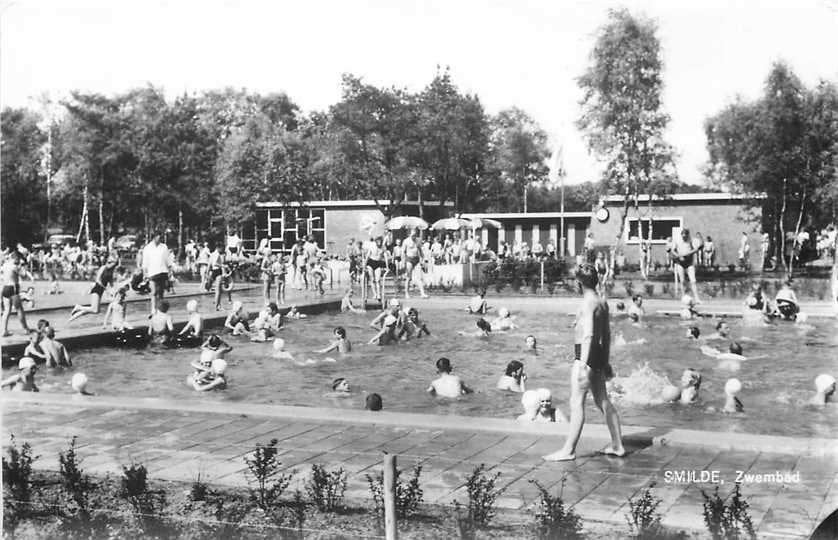 300-332-023 Smilde Zwembad, Verzenden, Voor 1920, Drenthe
