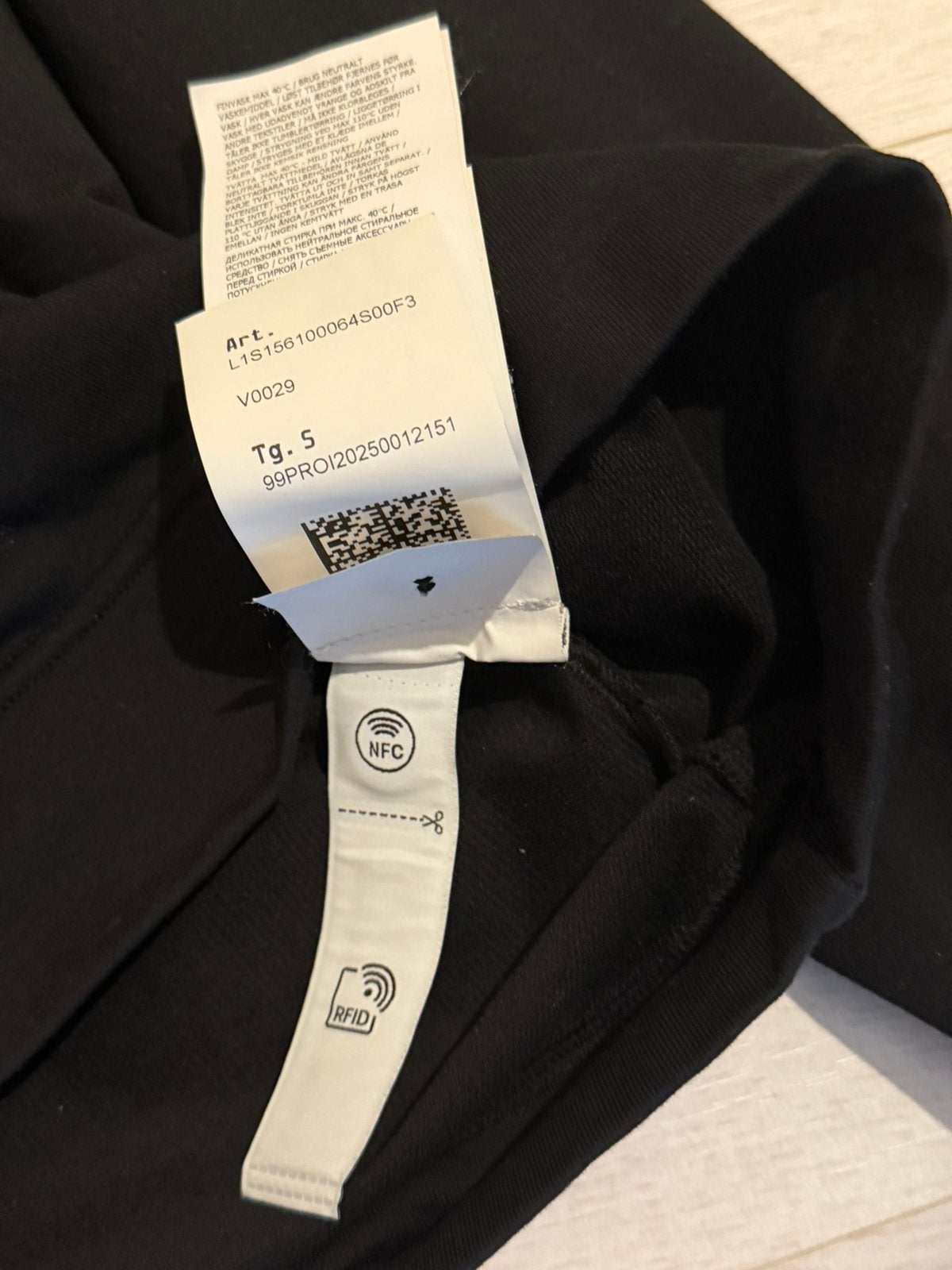 Stone Island Sweatshirt Zwart maat S - Nieuw met factuur, Zwart, Nieuw, Overige maten, Ophalen of Verzenden