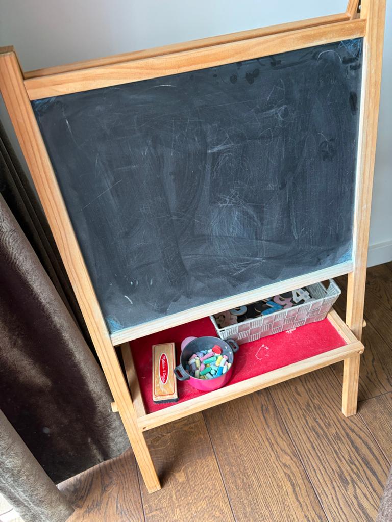 Schoolbord - krijt en magneet, Ophalen, Krijtbord