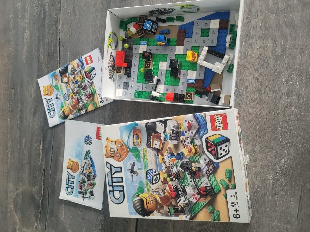 LEGO City Alarm - 3865 - bordspel, Lego, Ophalen of Verzenden, Complete set, Inclusief minifiguren