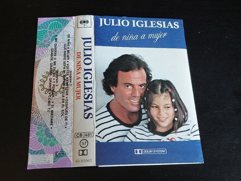 JULIO IGLESIAS - DE NINA DE MUJER (MC), Cd's en Dvd's, 1 bandje, Ophalen of Verzenden, Zo goed als nieuw, Origineel
