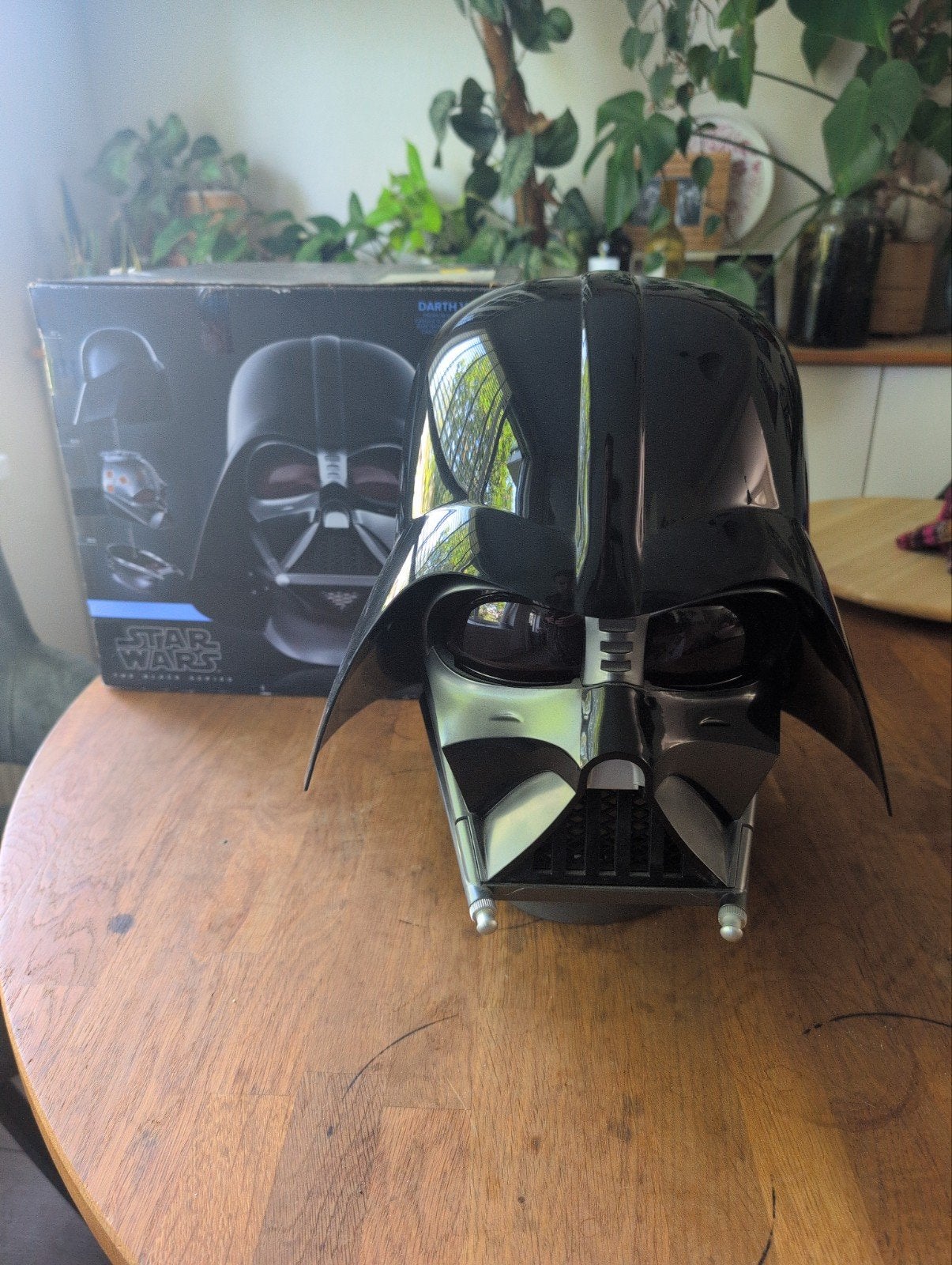 Star Wars Black Series Darth Vader Helm, Ophalen of Verzenden, Zo goed als nieuw, Replica