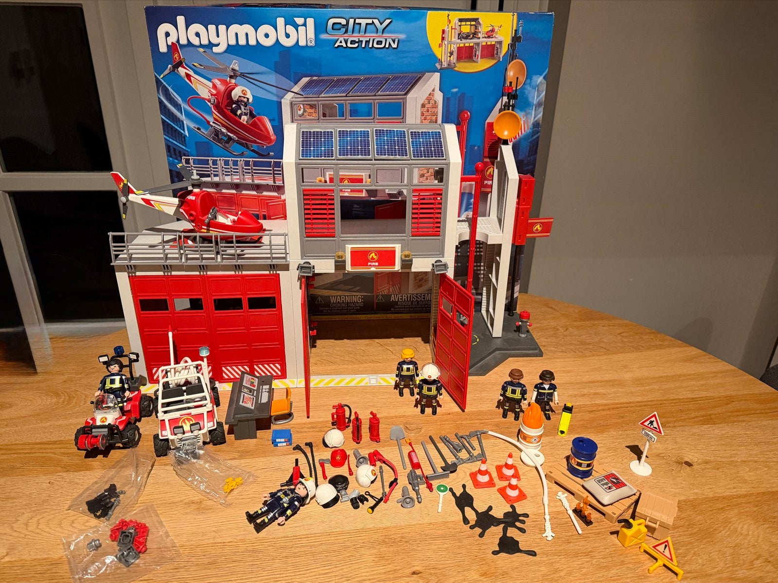 Playmobil City Action Brandweerkazerne met vele extra’s, Kinderen en Baby's, Gebruikt, Gebouw, Complete set, Ophalen of Verzenden