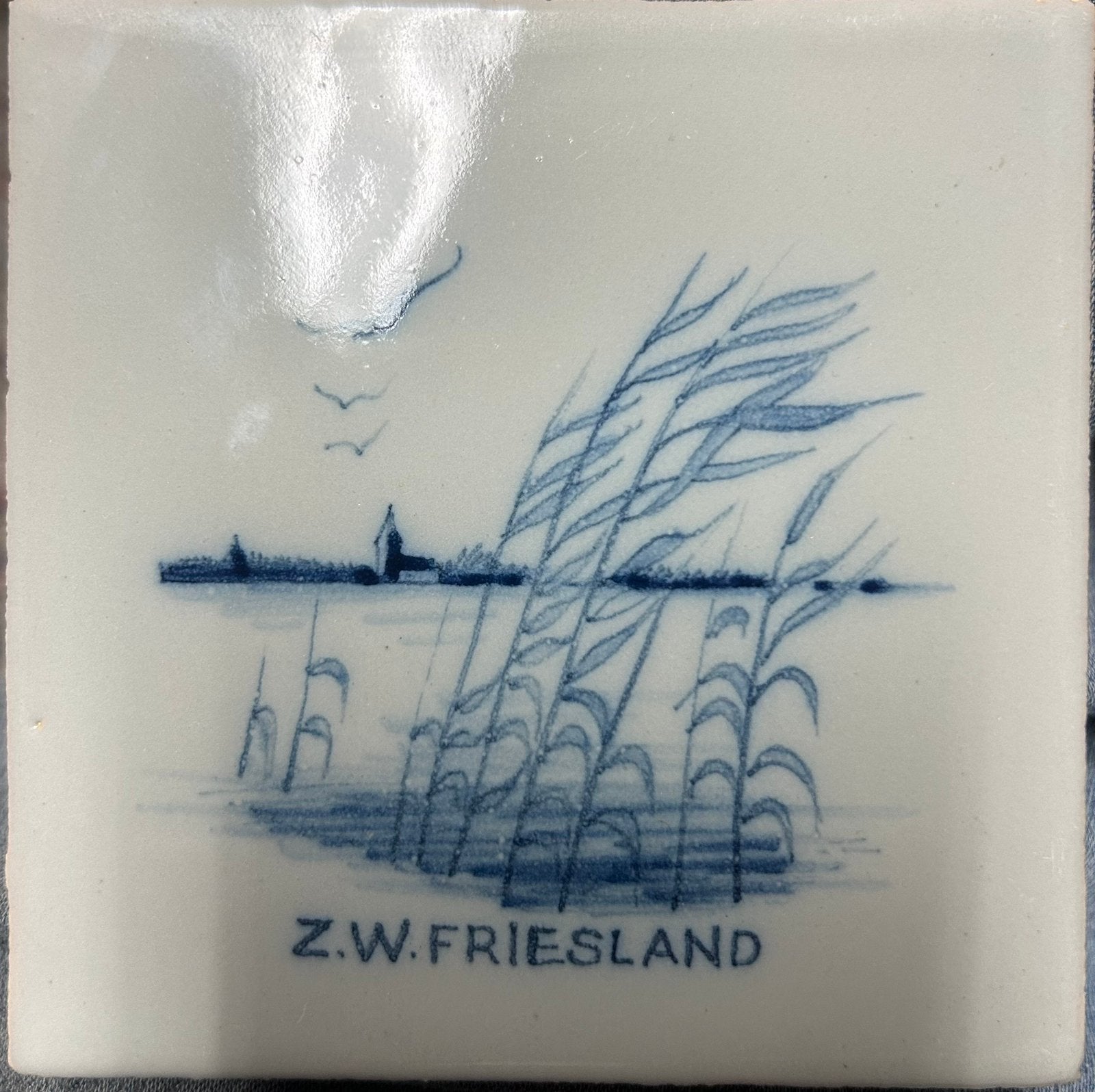 Authentiek tegeltje speciaal ontwerp Tichelaar, Antiek en Kunst, Ophalen of Verzenden