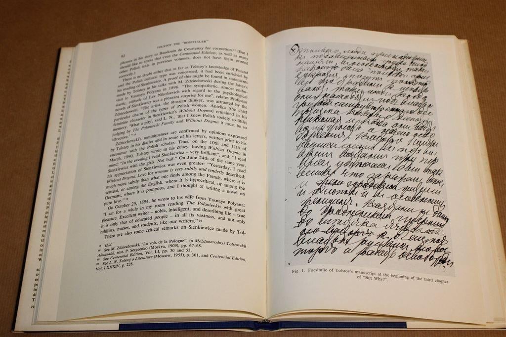 Tolstoy Between War and Peace — Lednicki, Mouton 1965, Ophalen of Verzenden, Gelezen