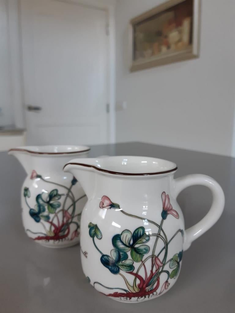 Melkkannetje roomkannetje Villeroy en Boch Botanica, Overige typen, Ophalen of Verzenden, Zo goed als nieuw, Overige stijlen