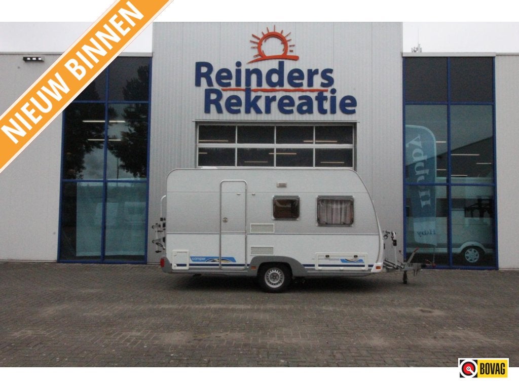 Dethleffs Camper 420 T Mover, Panoramaluifel,, Caravans en Kamperen, Overige typen, Schokbreker, Bedrijf, Treinzit