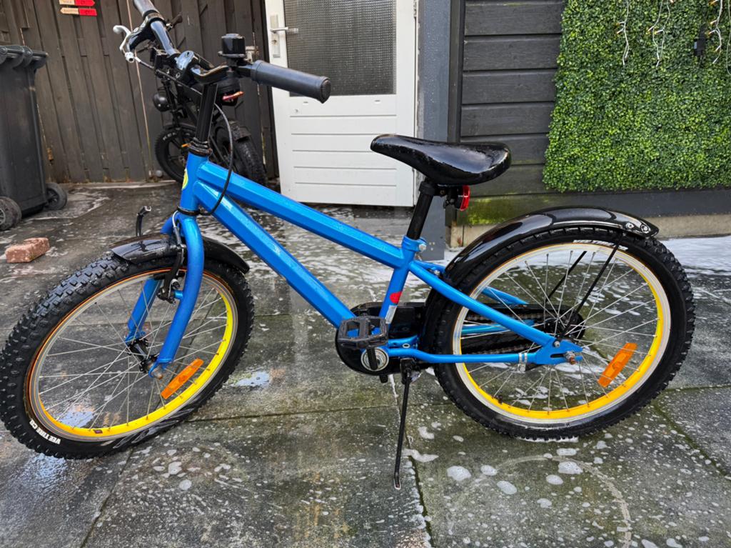 Jongens fiets, Ophalen, Gebruikt, Staal, 20 tot 24 inch