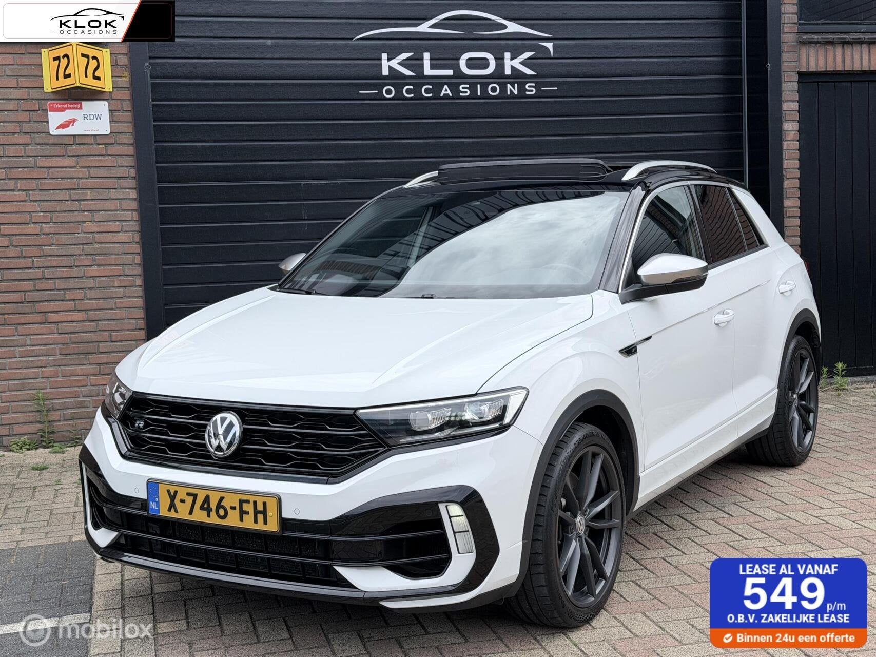 Volkswagen T-Roc 2.0 TSI 4Motion R Carplay Pano Akrapovic, Automaat, Euro 6, 4 cilinders, 1984 cc
