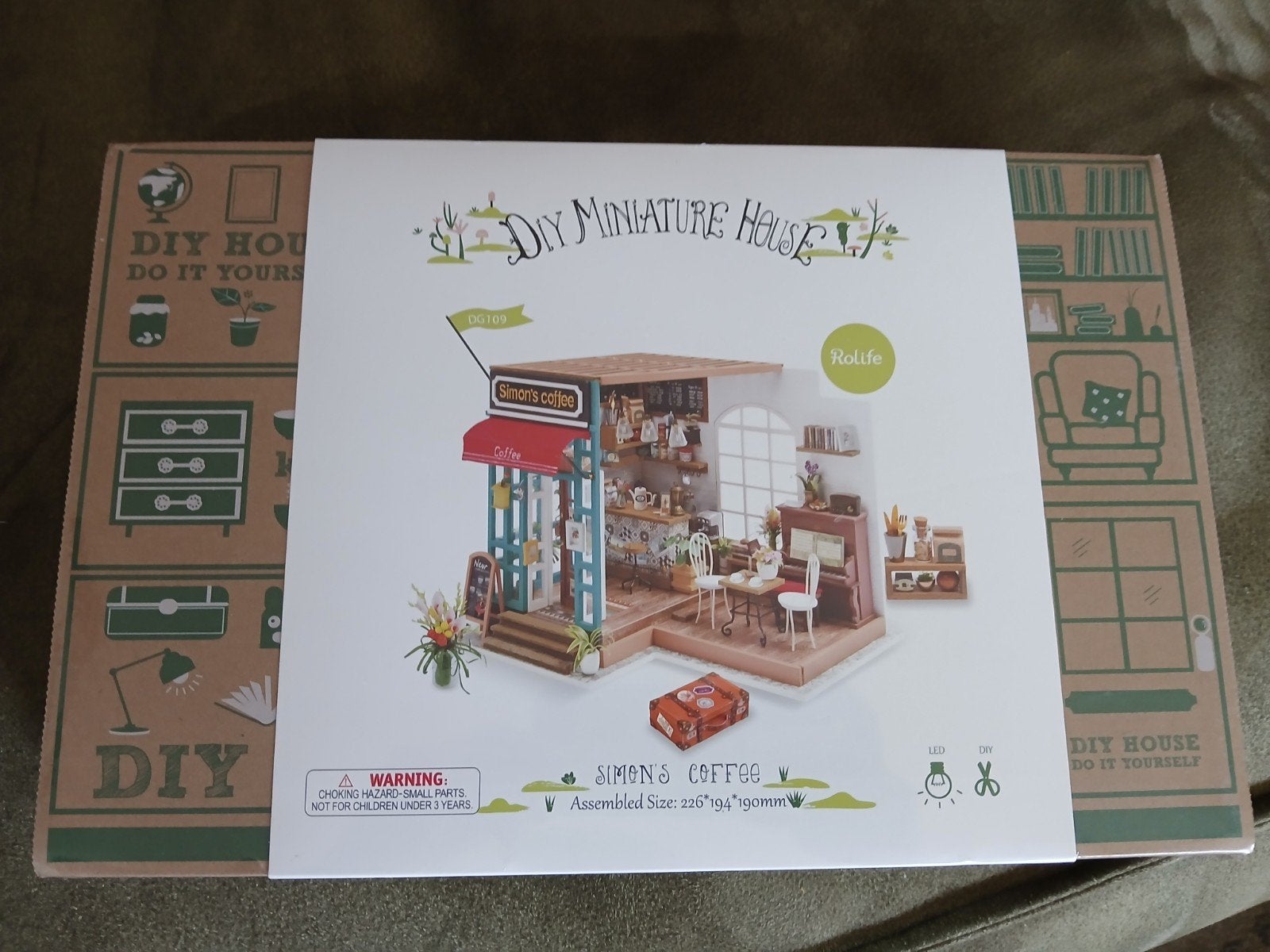 diy minihouse, Ophalen of Verzenden, Nieuw, Poppenhuis