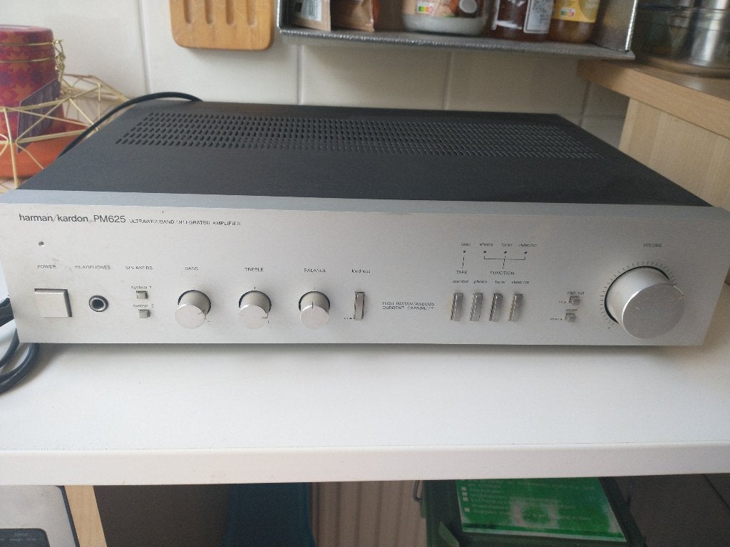 Harman Kardon PM625 Vintage Versterker – Revisieproject, Ophalen, Gebruikt, Overige merken