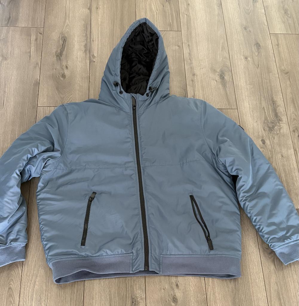 Als nieuw mooie warme heren jas xxl, Blauw, Portonova, Overige maten, Ophalen of Verzenden