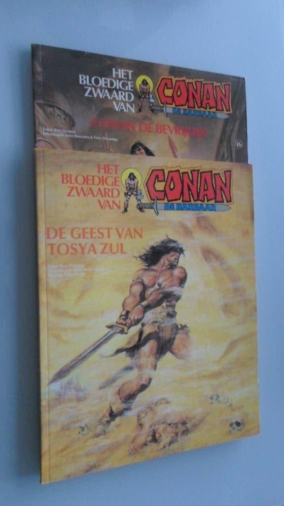 Conan de Barbaar  2 stuks, Boeken, Meerdere stripboeken, Ophalen of Verzenden, Gelezen