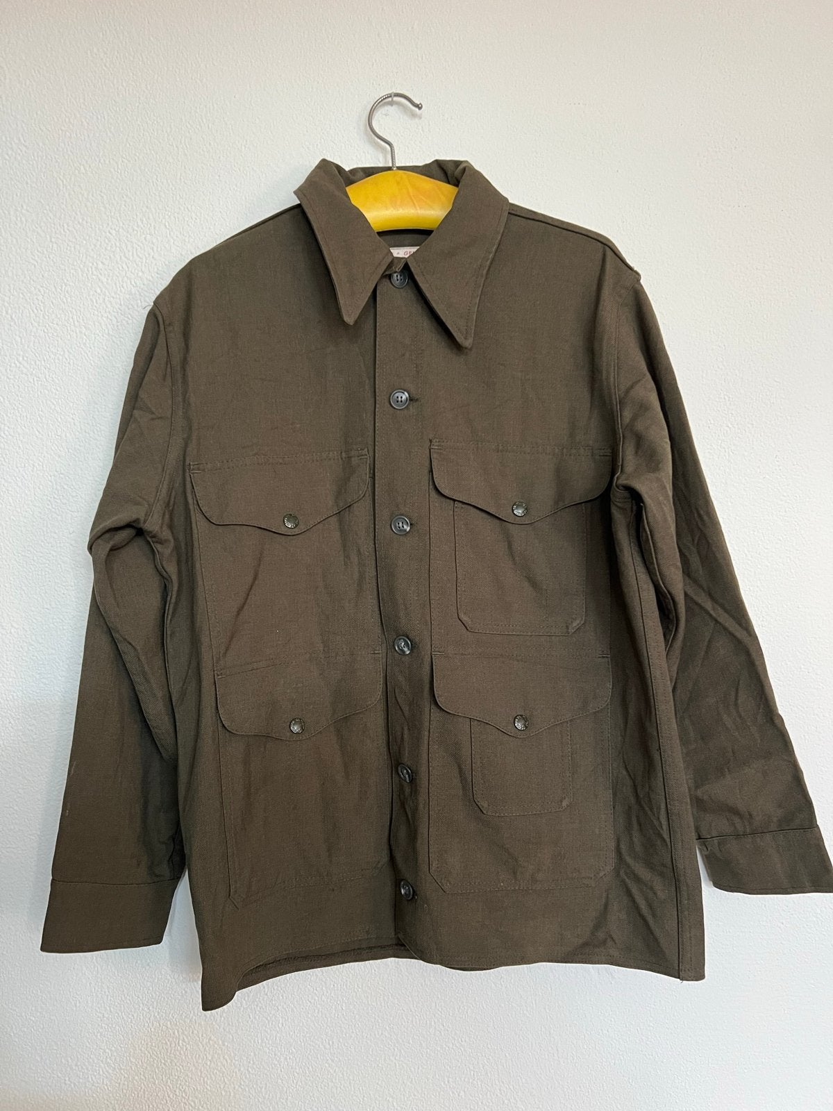 Filson Mackinaw Wollen Jas Maat 40/M - Made in USA, Ophalen of Verzenden, Zo goed als nieuw, Maat 48/50 (M), Groen