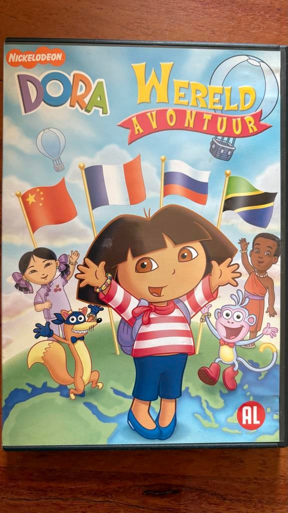 Dora Wereld Avontuur DVD - Nickelodeon, Ophalen of Verzenden, Zo goed als nieuw