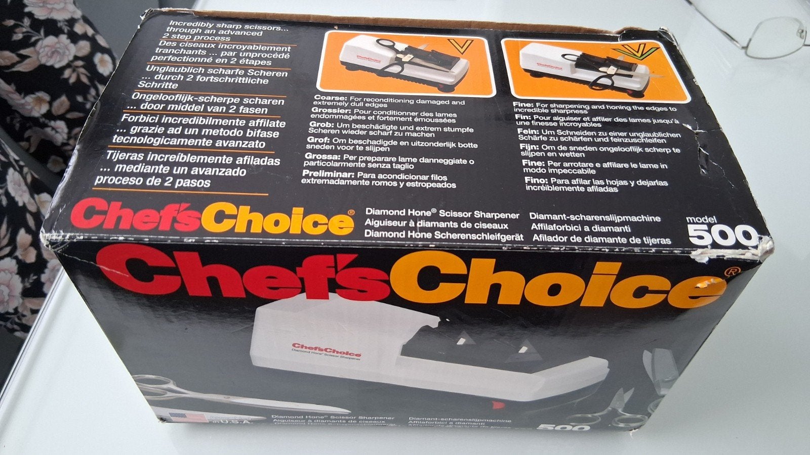 Chef'sChoice Scharenslijpmachine Diamant 500, Overige typen, Kunststof, Ophalen of Verzenden, Zo goed als nieuw