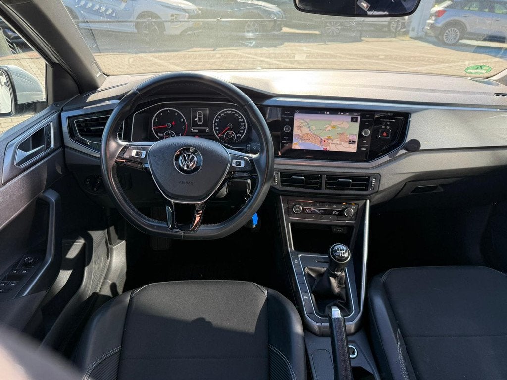 Volkswagen Polo 1.0 TSI Highline Business R *Schuif-/Kanteld, Stof, Gebruikt, Wit, Bedrijf