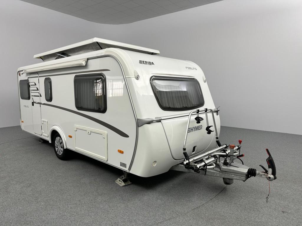 Eriba Feeling 470 Nieuwe Reich 2.0 Mover Zakluifel, Caravans en Kamperen, Hordeur, Bedrijf, 4 tot 5 meter, Eriba