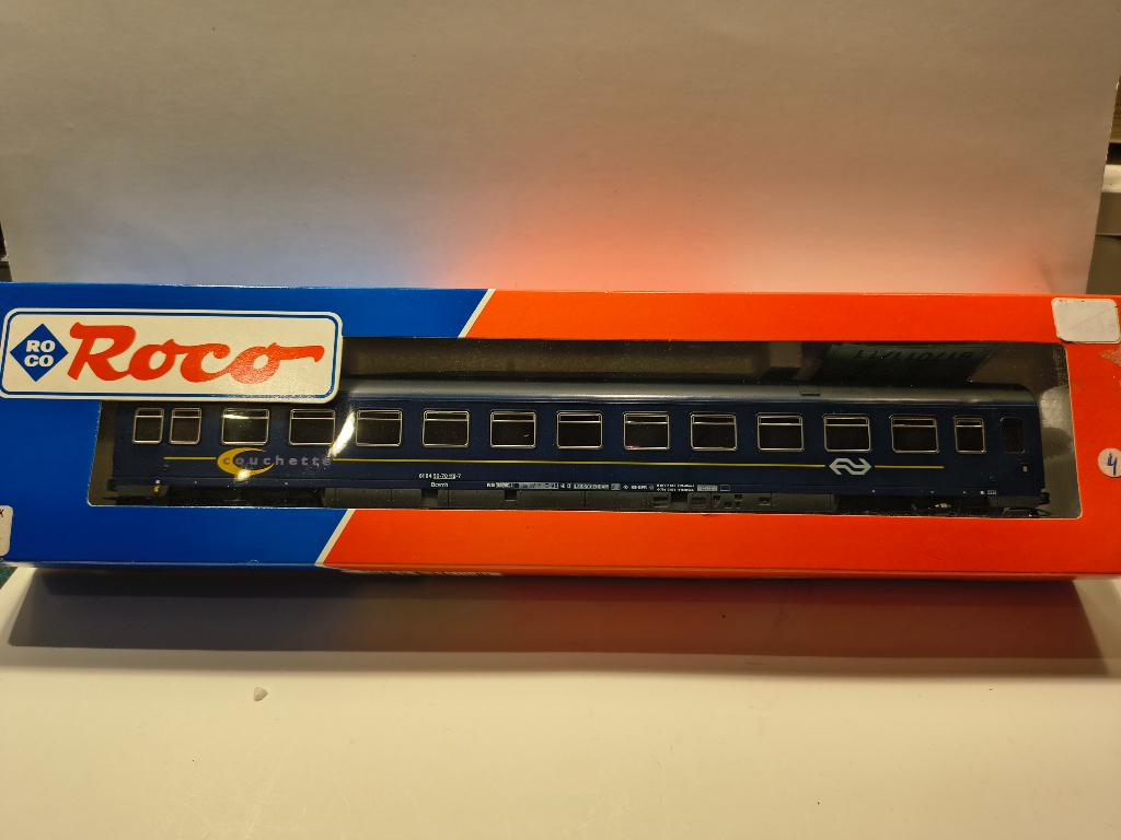 ROCO NS Couchette slaaprijtuig, Wisselstroom, Wagon, Ophalen of Verzenden, Roco