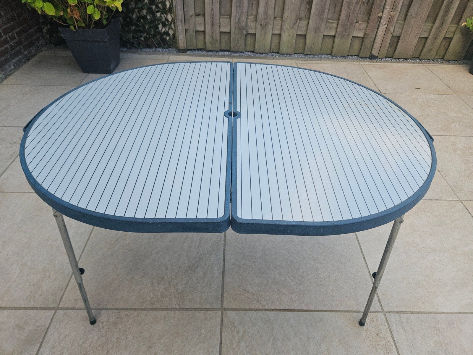 crespo tafel tuin camping caravan camper tent, Ophalen, Gebruikt, Campingtafel