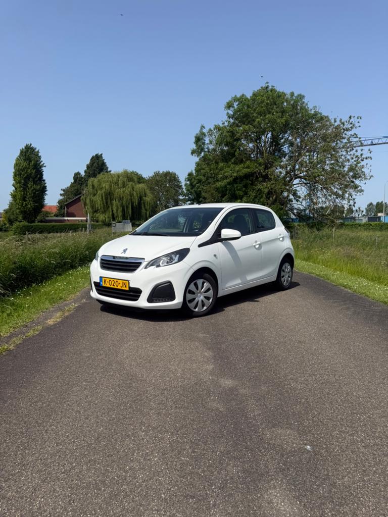 Peugeot 108 1.0 E-vti 72pk 5D 2021 Wit, Auto's, Peugeot, Stof, 4 stoelen, Wit, Origineel Nederlands
