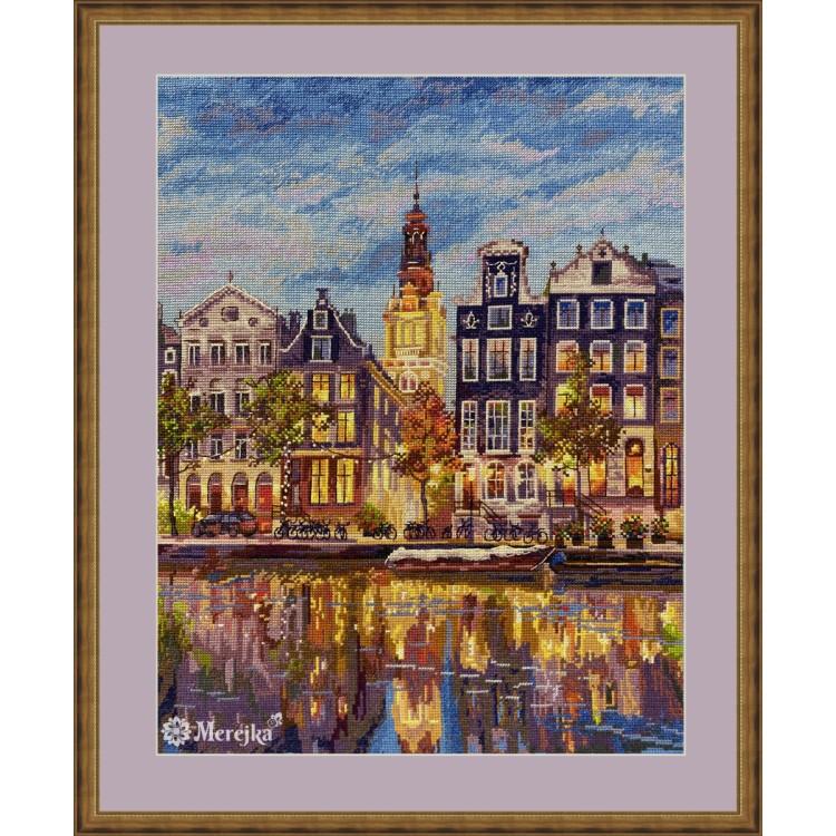 Borduurpakket- "Amsterdam" 30x39,5 SK232, Verzenden, Nieuw, Borduurpakket