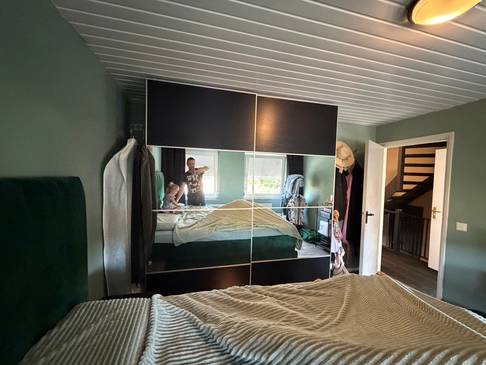 Slaapkamer kast, Ophalen, Zo goed als nieuw, 50 tot 75 cm, 200 cm of meer