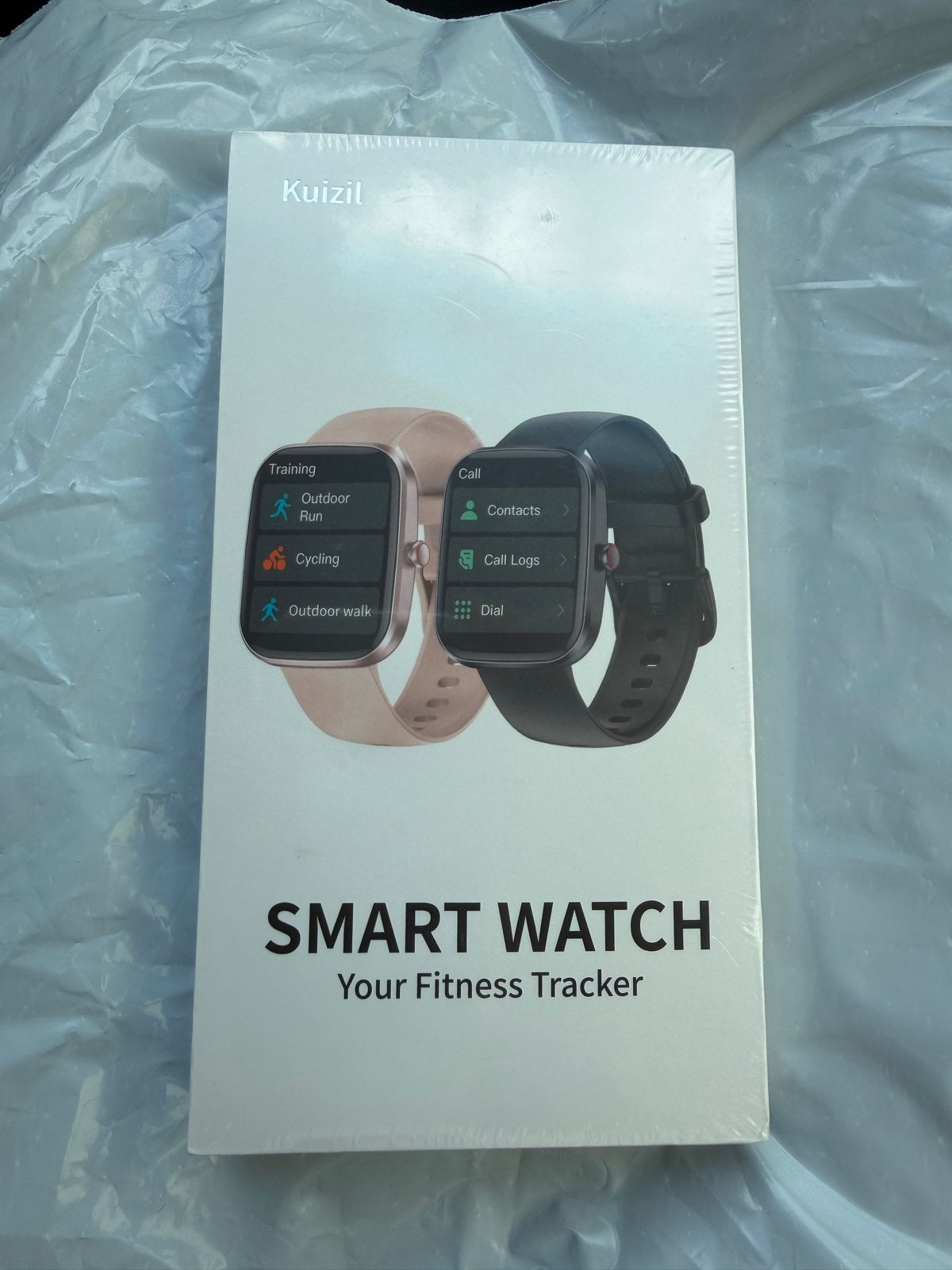 Kuizil Smartwatch T70 - Nieuw in doos, Afstand, Zwart, Nieuw, Ophalen of Verzenden