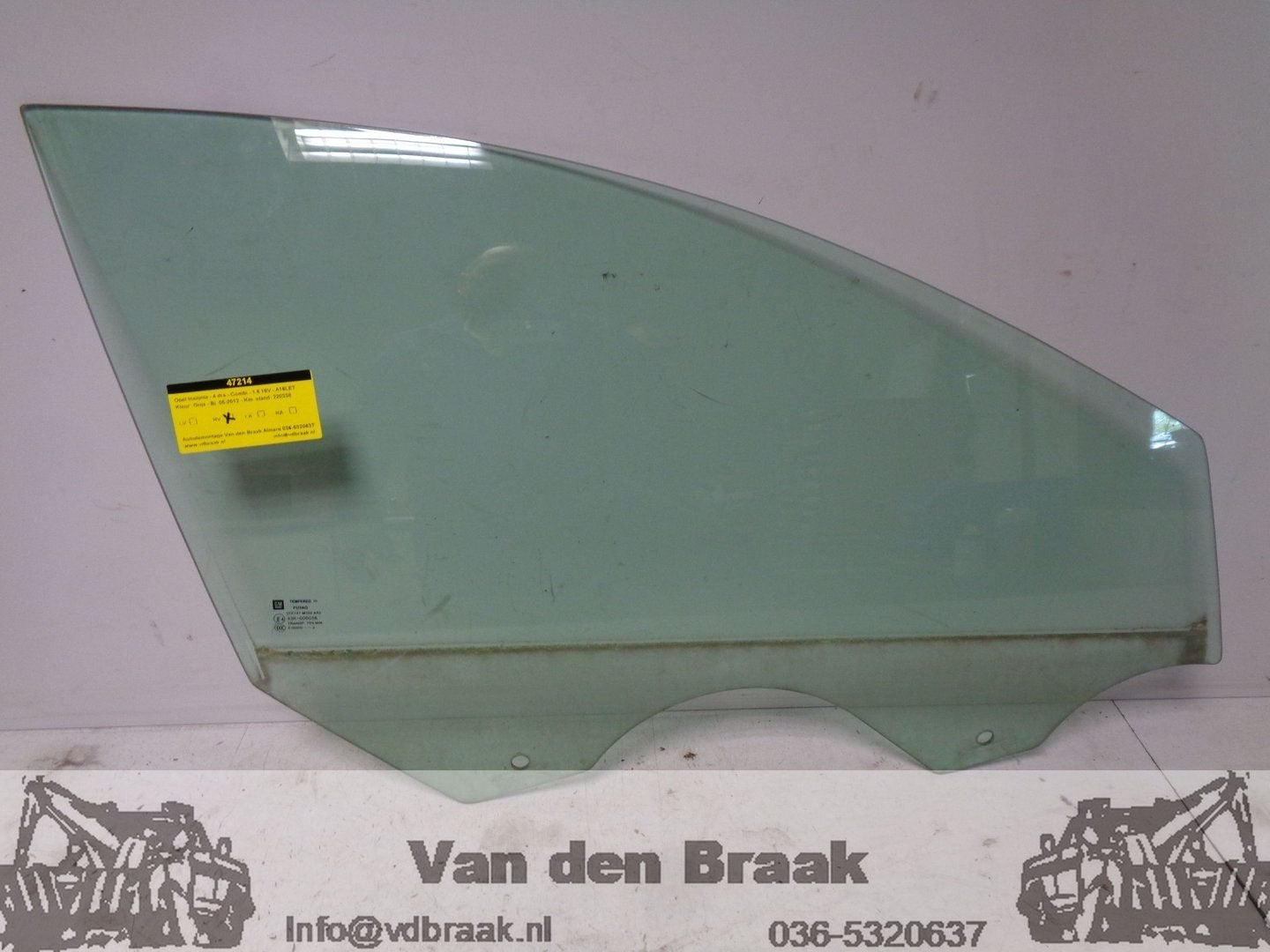 Opel Insignia Sport Tourer 2009-2017 Portierraam rechtsvoor, Gebruikt, -, Herkomst onderdeel bekend, -