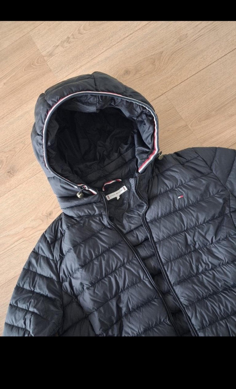 Tommy Hilfiger Dames Jas, Maat 38/40 (M), Verzenden, Zwart, Gedragen