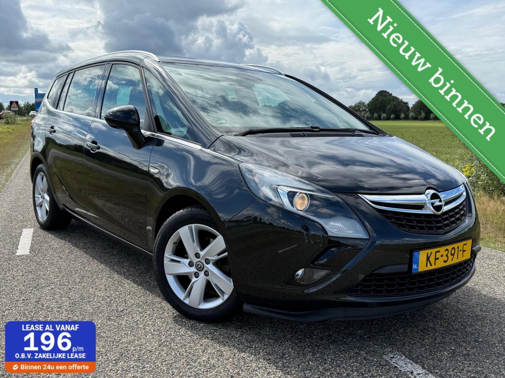 Opel Zafira Tourer 1.4 Blitz 7-pers 140pk | Orig NL | 1e eig, Auto's, Opel, Gebruikt, 4 cilinders, 7 stoelen, Zwart