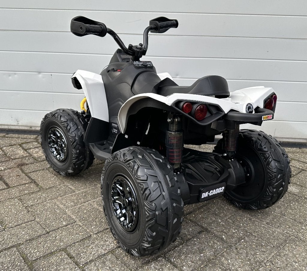 Kinder Accu Quad can-am 12v Rubberband -Leder zit NIEUW!, Ophalen of Verzenden, Nieuw