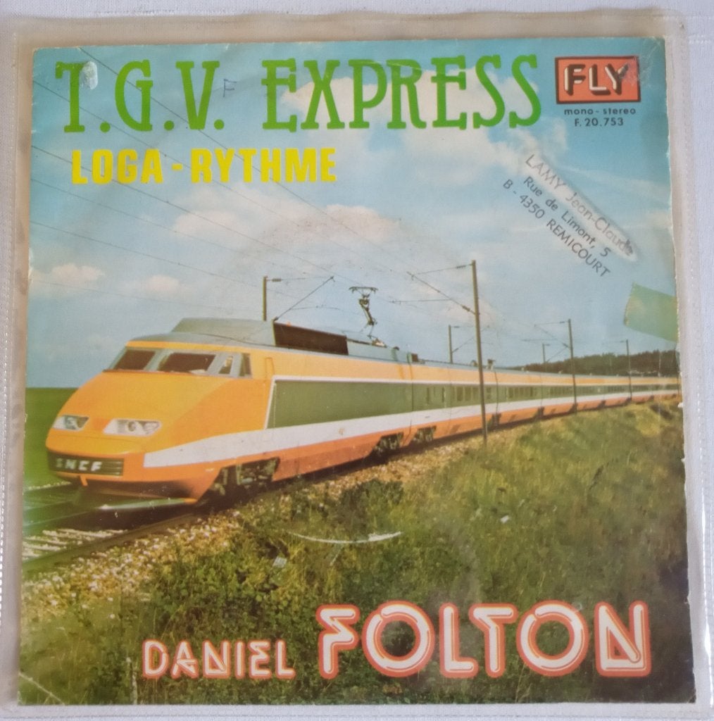 Daniel Folton - T.G.V. Express / Loga-Rythme. VG+, Gebruikt, Limited edition, 7 inch, Ophalen of Verzenden