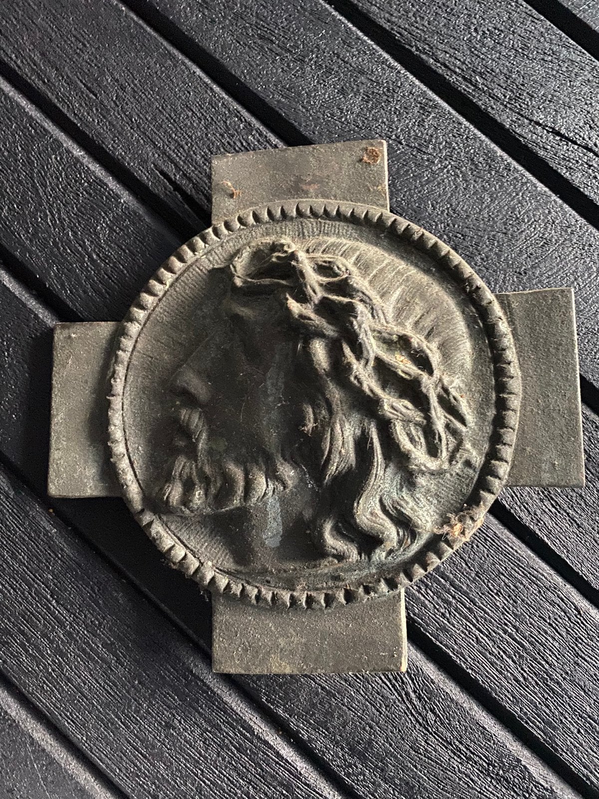 Bronzen Plaquette in relief, Postzegels en Munten, Ophalen of Verzenden, Brons