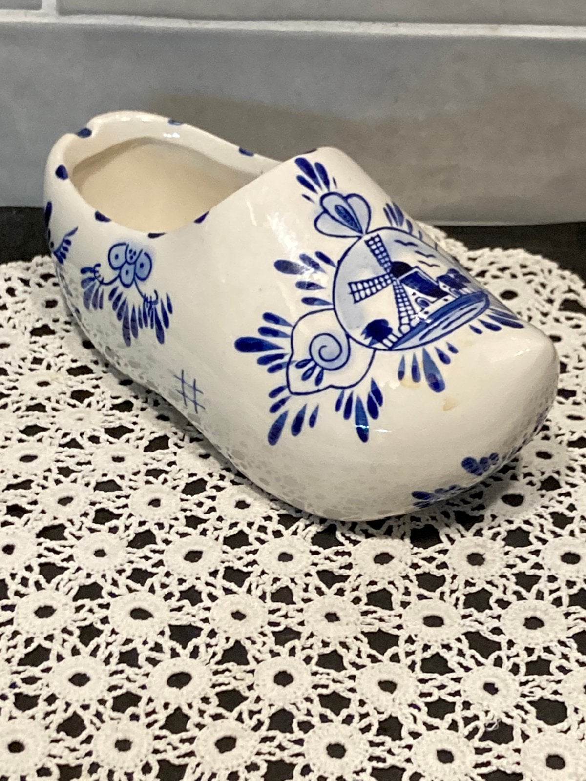 Delfts blauw klompje (110326h), Ophalen of Verzenden