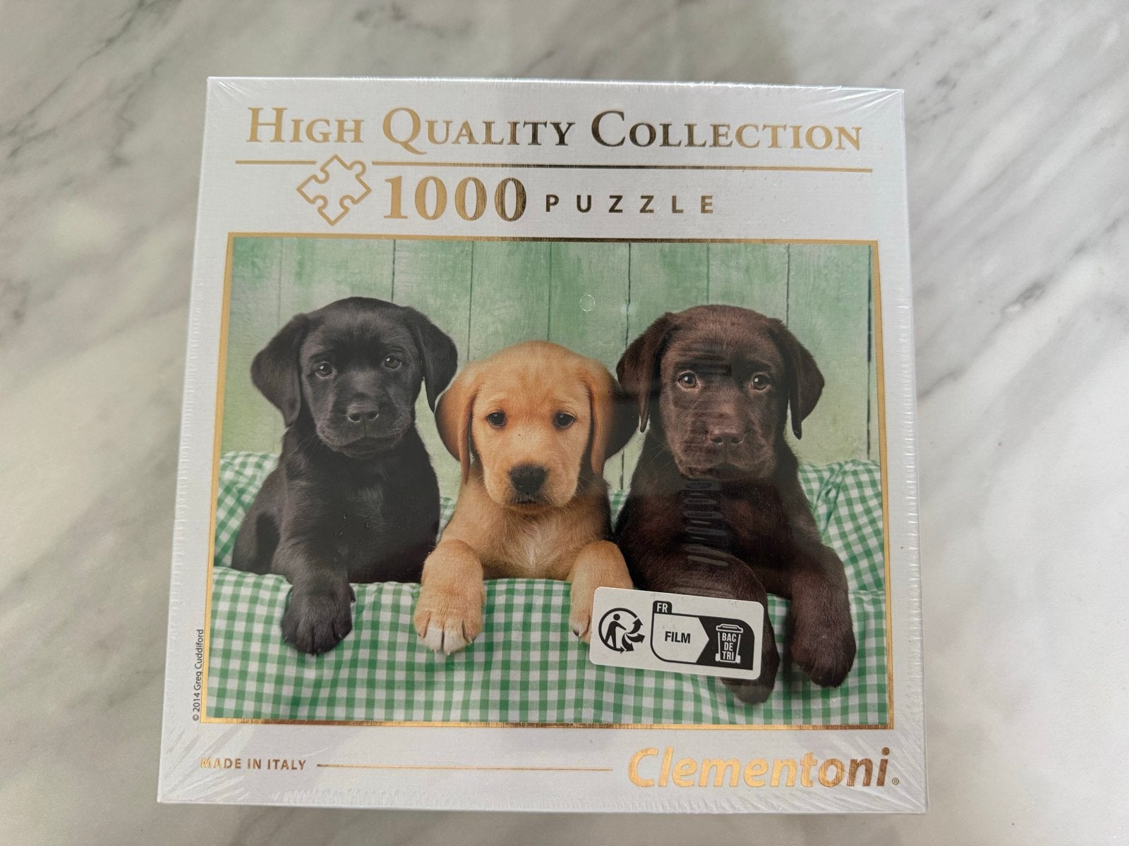 Clementoni 1000 stukjes puzzel - Schattige puppy's, Ophalen of Verzenden, Meer dan 50 stukjes, Nieuw, 6 jaar of ouder