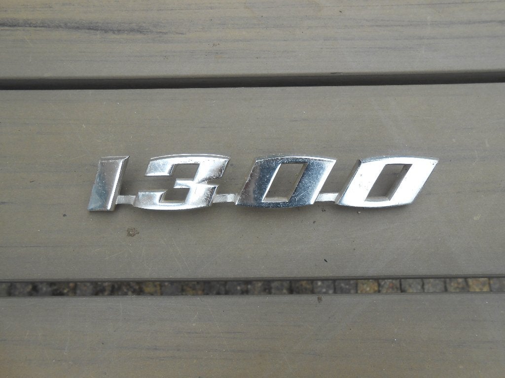 vw volkswagen kever 1300 embleem badge, Ophalen of Verzenden, Gebruikt