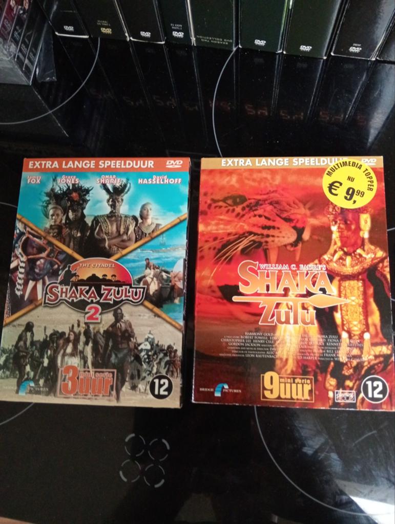 Shaka Zulu & Shaka Zulu 2 DVD Boxset - Historisch Drama, Vanaf 12 jaar, Ophalen of Verzenden, Zo goed als nieuw, Historisch of Kostuumdrama
