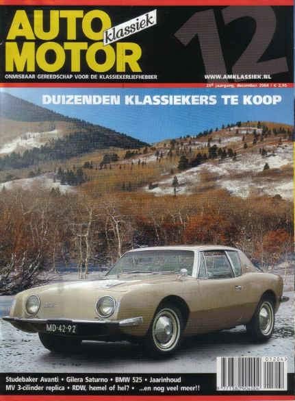 AMK 12 2004 : BMW 525 - Studebaker Avanti - Gilera Saturno, Boeken, Ophalen of Verzenden, Gelezen, Algemeen