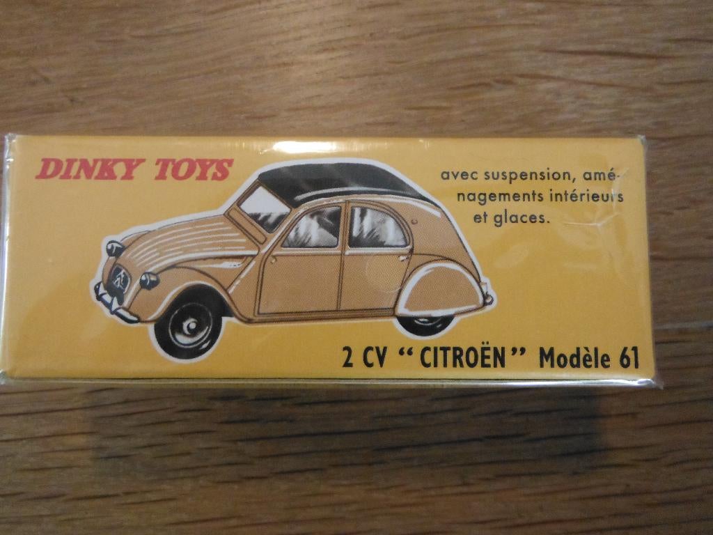 2 CV Citroen Modele 61,558, Dinky Toys, Atlas, 2008 Mattel, Verzenden, Nieuw, Auto