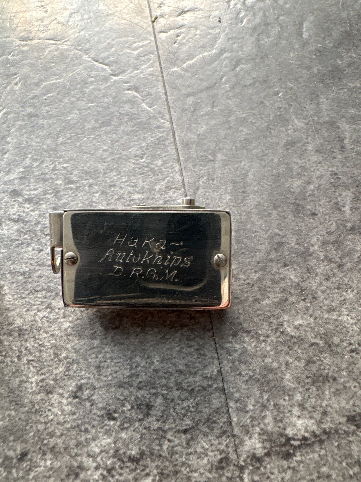 Vintage Haka Autoknips D.R.G.M. zelfontspanner, Ophalen of Verzenden
