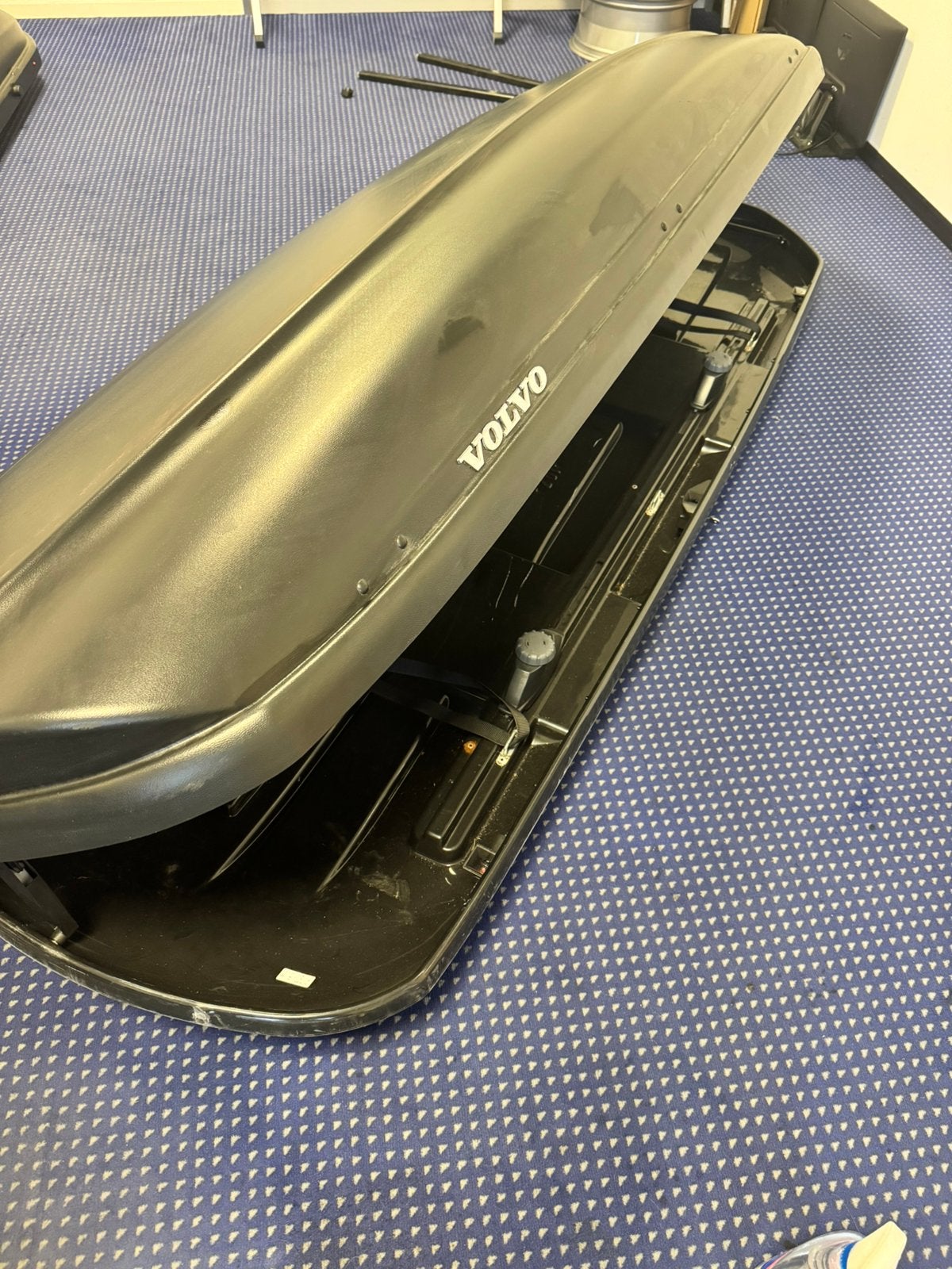 Originele Volvo / Thule dakkoffer voor XC90, Ophalen, Gebruikt