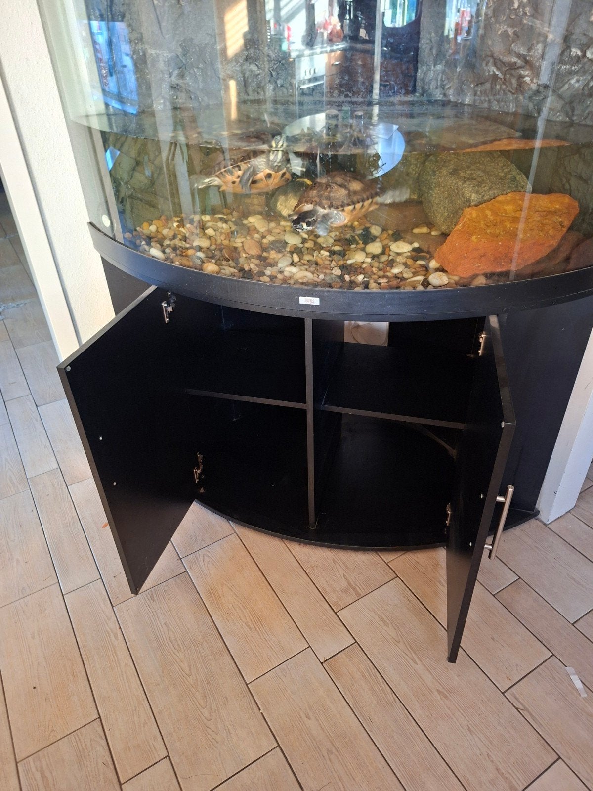 juwel trigon 350 met kast, Dieren en Toebehoren, Vissen | Aquaria en Toebehoren, Ophalen, Gebruikt, Leeg aquarium, Juwel