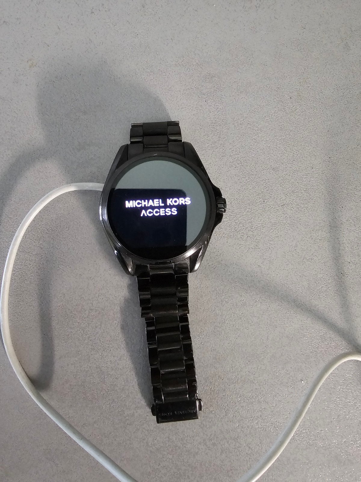 Michael Kors Access Smartwatch - Zwart met extra bandje, Ophalen, Gebruikt, Zwart, Michael Kors