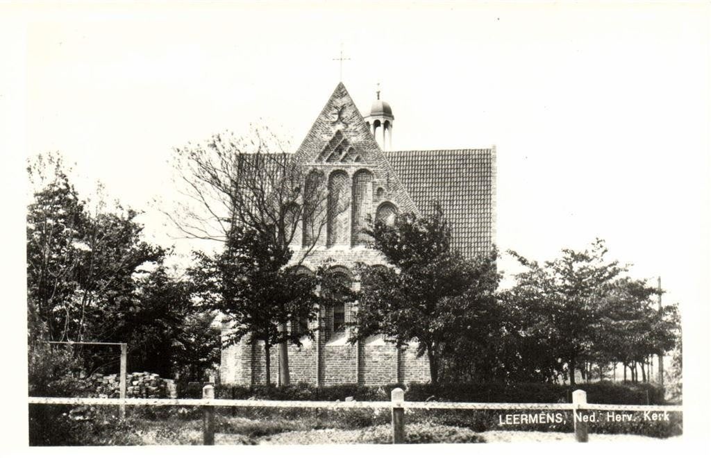 Leermens. Ned. Herv. Kerk - ongelopen, Ophalen of Verzenden, 1960 tot 1980, Ongelopen, Groningen