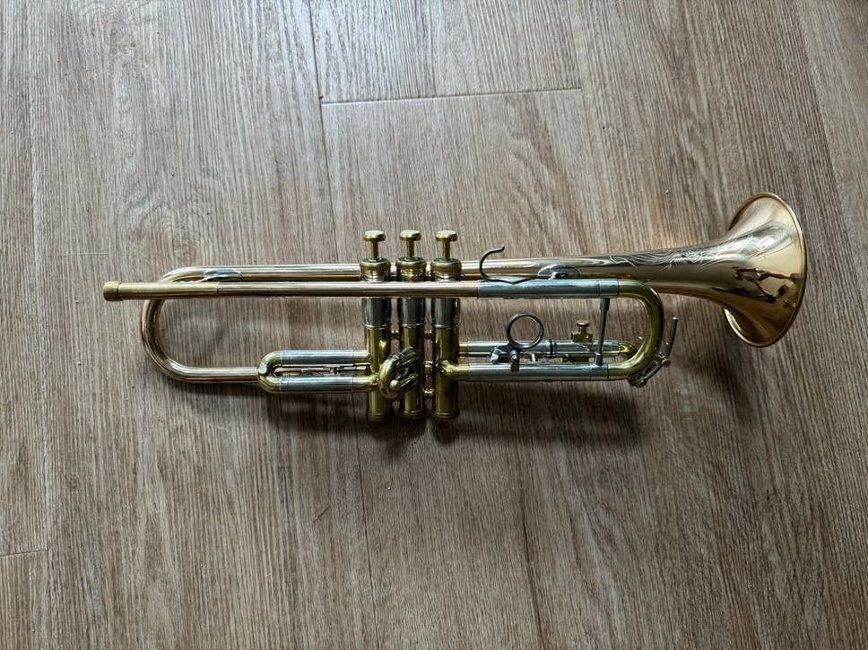 Olds Recording trompet (1957) Collectors item in nieuwstaat, Muziek en Instrumenten, Blaasinstrumenten | Trompetten, Ophalen, Zo goed als nieuw