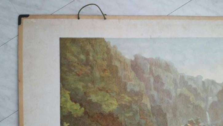 Wolters schoolplaat De Anai-Kloof (Sumatra), Antiek en Kunst, Antiek | Schoolplaten, Ophalen, Geschiedenis